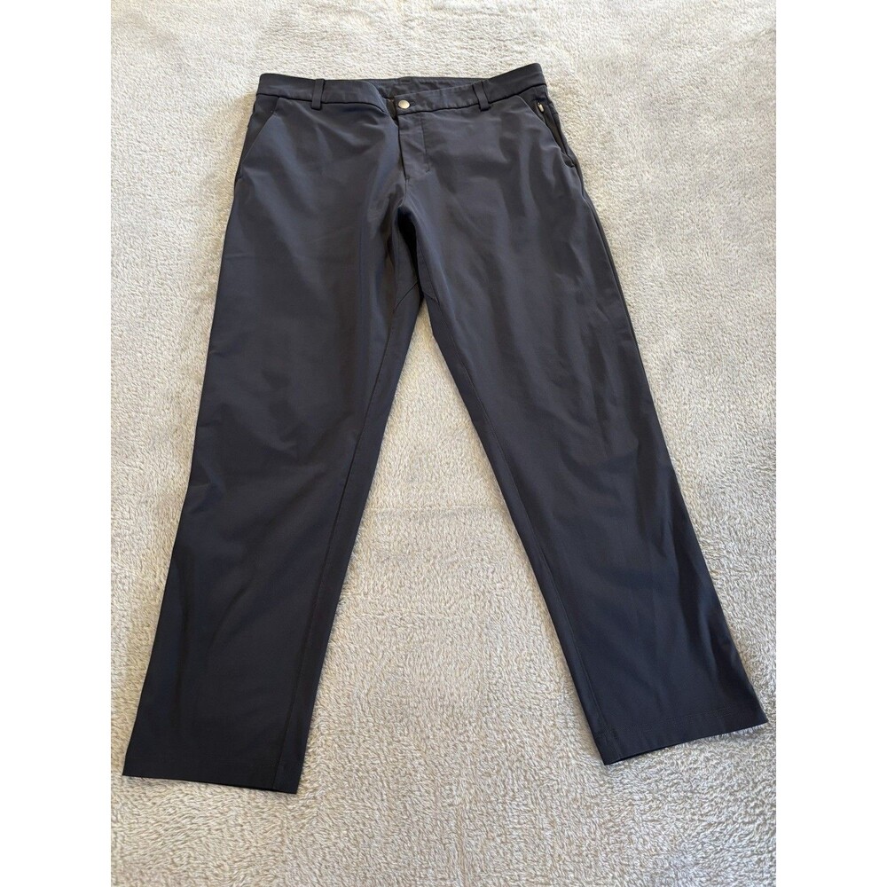 Lululemon ABC Classic-Fit 5 Pocket Pant Warpstreme  Mens Size 36x33 Dark Gray
